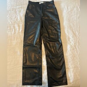 Abercrombie & Fitch Faux Leather Pants | Size: 25 (0,XS)